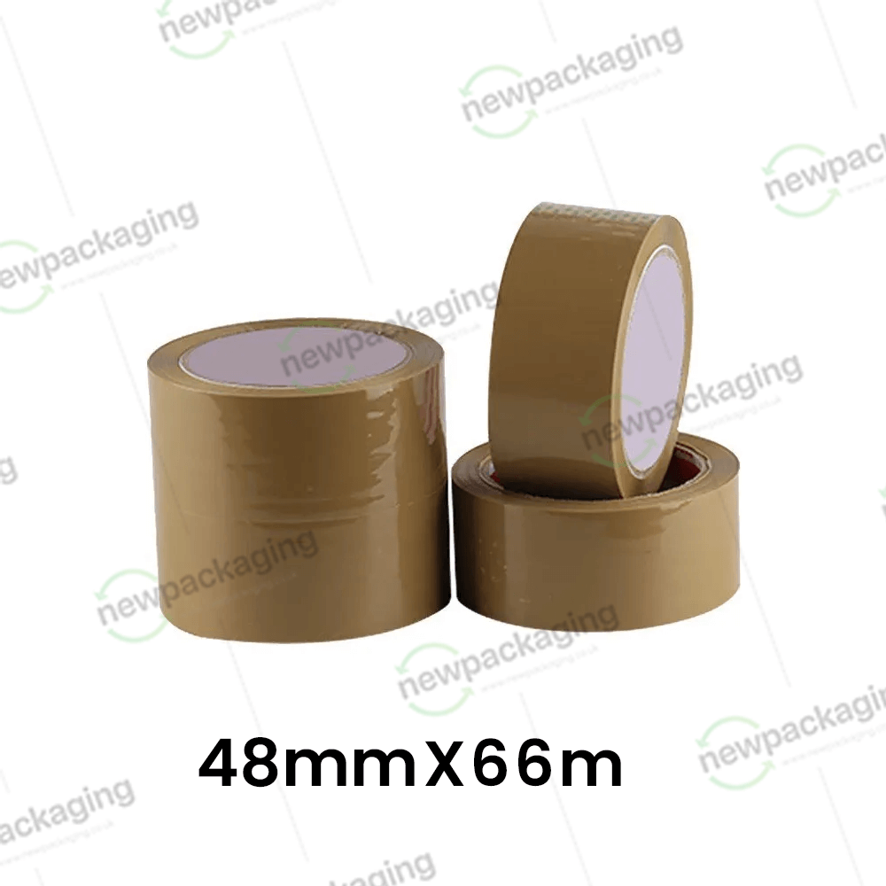 Brown Tape 48mm x 66m New Packaging